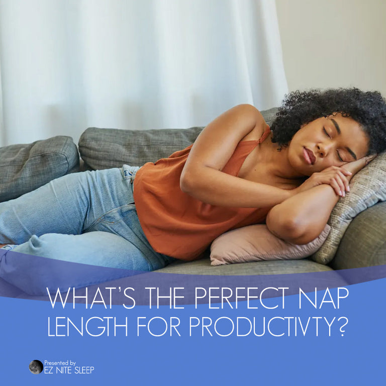 The Perfect Nap Length for Boosting Productivity – EZ Nite Sleep