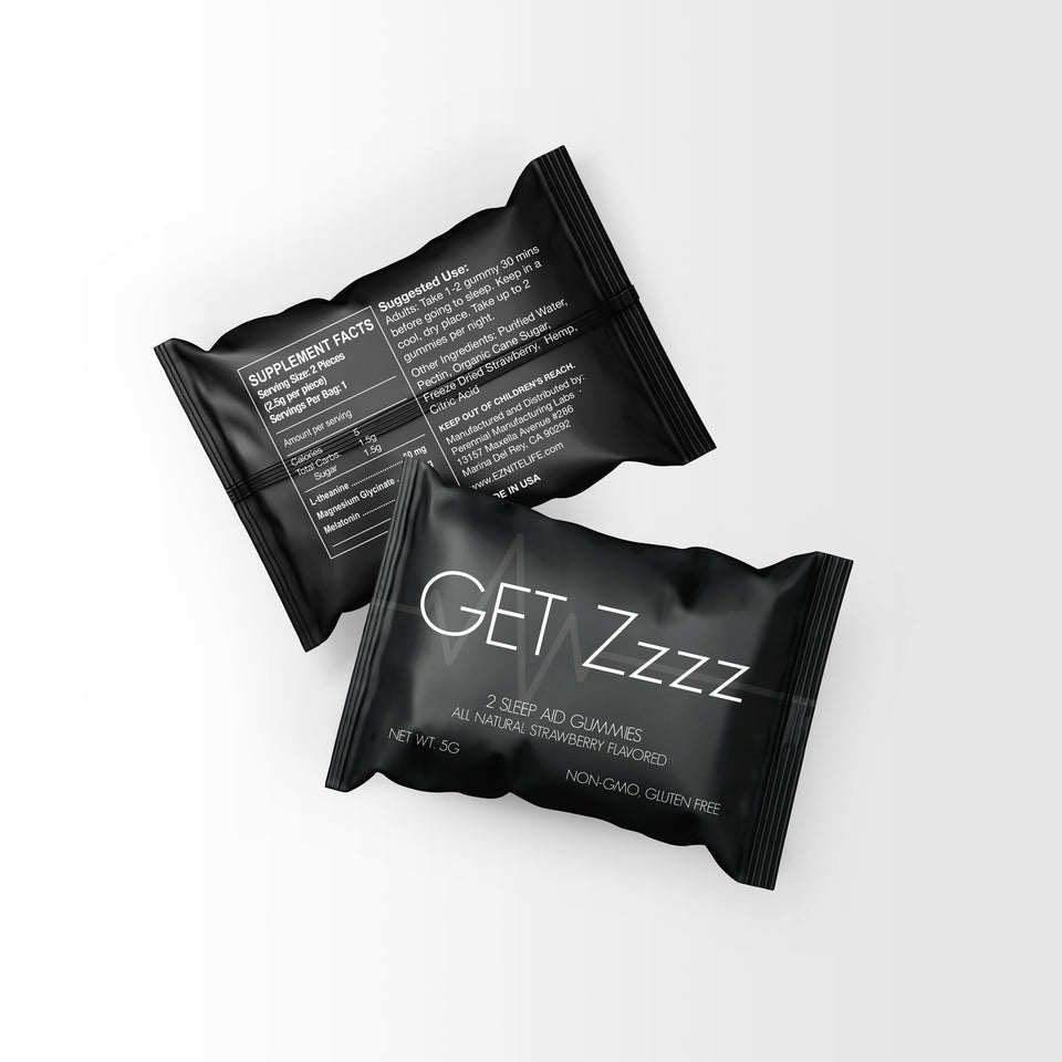 GET Zzzz Sleep Aid Vegan Gummies – All Natural, Non-GMO, Gluten